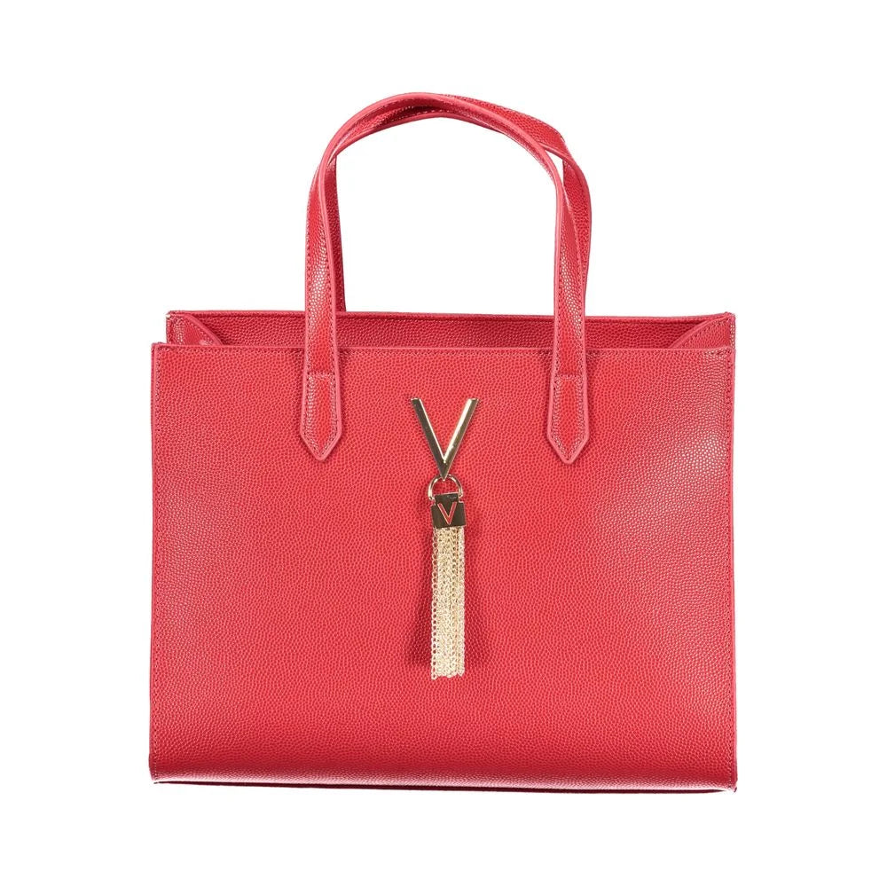 Mario Valentino Red Polyethylene Handbag - Shopper Bags