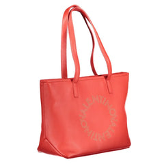 Mario Valentino Red Polyethylene Handbag - Shopper Bags