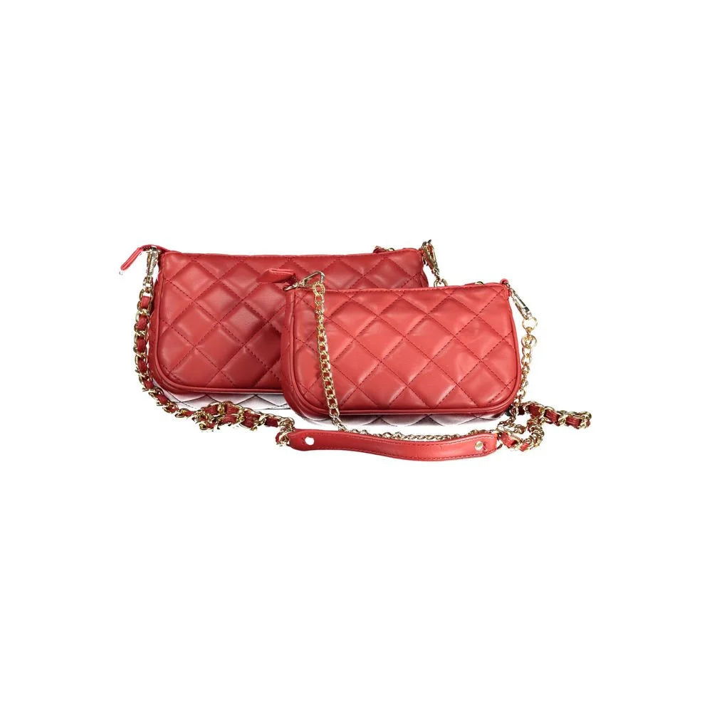 Mario Valentino Red Polyethylene Handbag - Shoulder Bags
