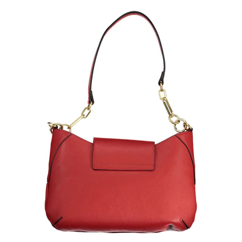 Mario Valentino Red Polyethylene Women Handbag