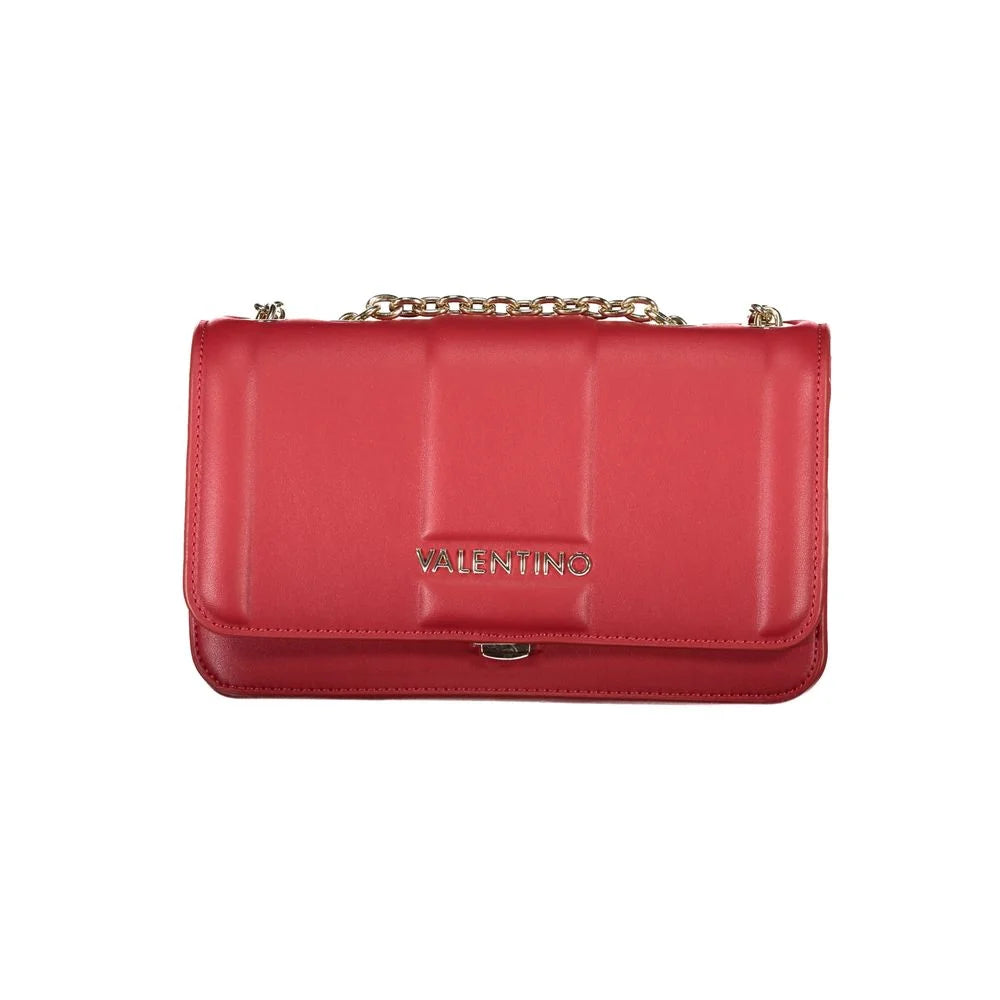 Mario Valentino Red Polyethylene Women Handbag