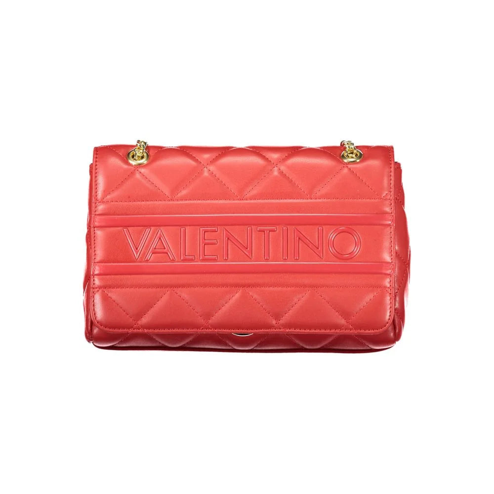 Mario Valentino Red Polyethylene Women Handbag