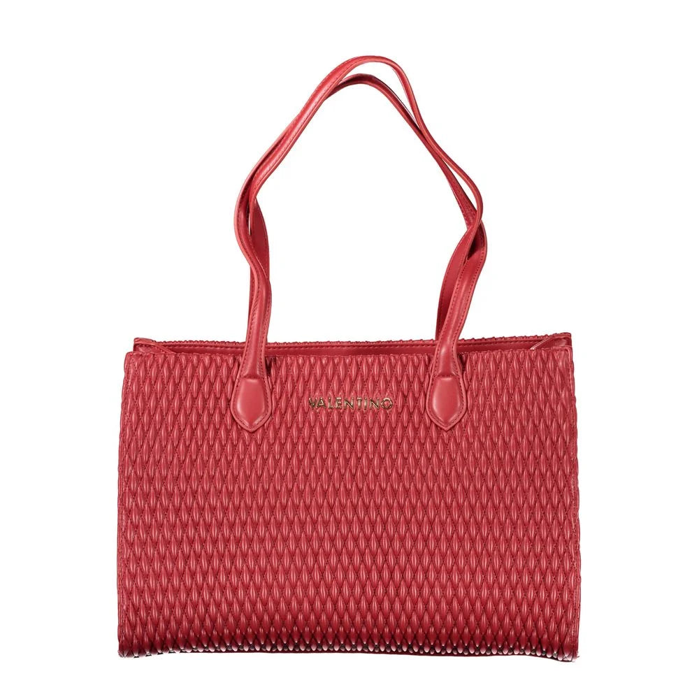 Mario Valentino Red Polyethylene Women Handbag - Shopper Bags