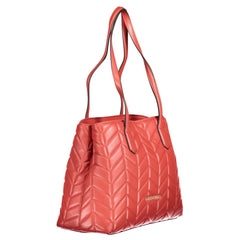 Mario Valentino Red Polyethylene Women Handbag - Shopper Bags