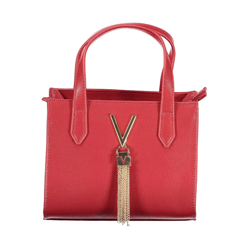 Mario Valentino Red Polyethylene Women Handbag - Shopper Bags