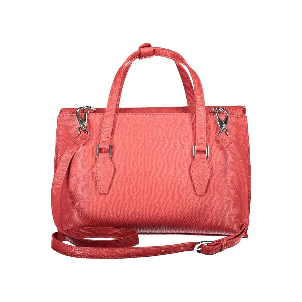 Mario Valentino Red Polyethylene Women Handbag - Shopper Bags