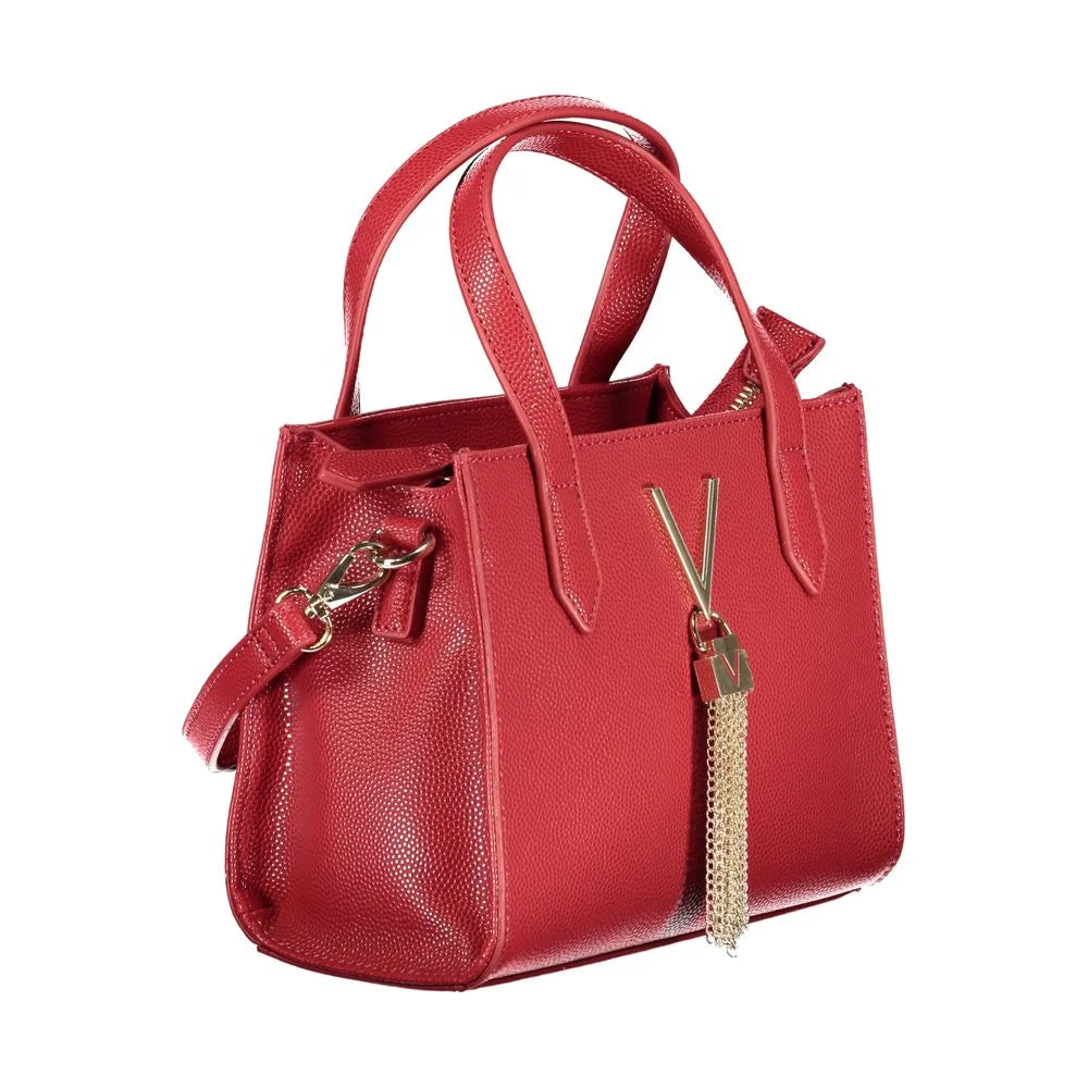 Mario Valentino Red Polyethylene Women Handbag - Shopper Bags