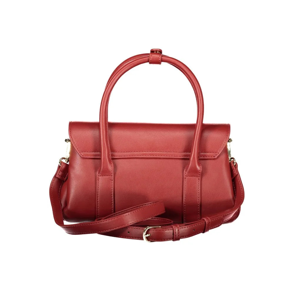 Mario Valentino Rosso Poliuretano Woman Handbag