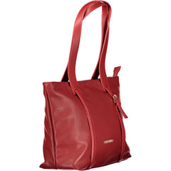 Mario Valentino Rosso Polyurethane Woman Shoulder Bag