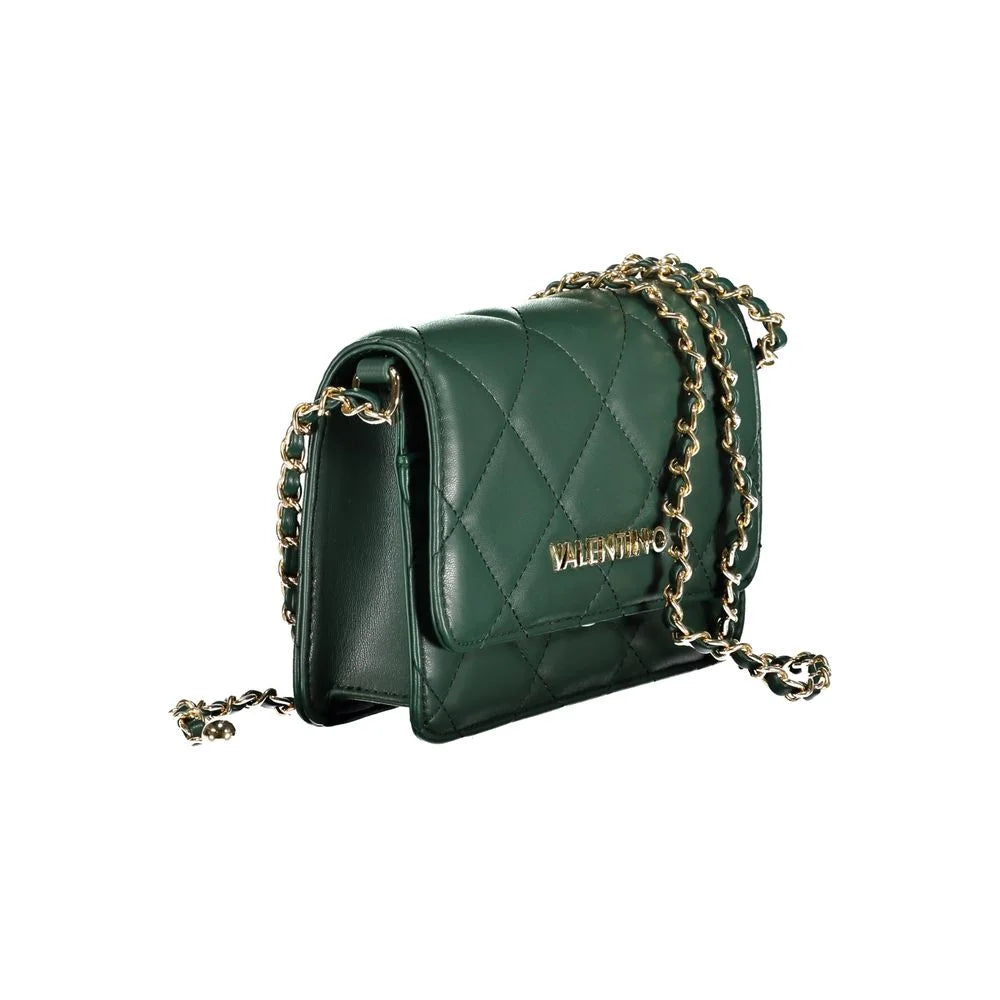 Mario Valentino Verde Poliuretano Woman Shoulder Bag