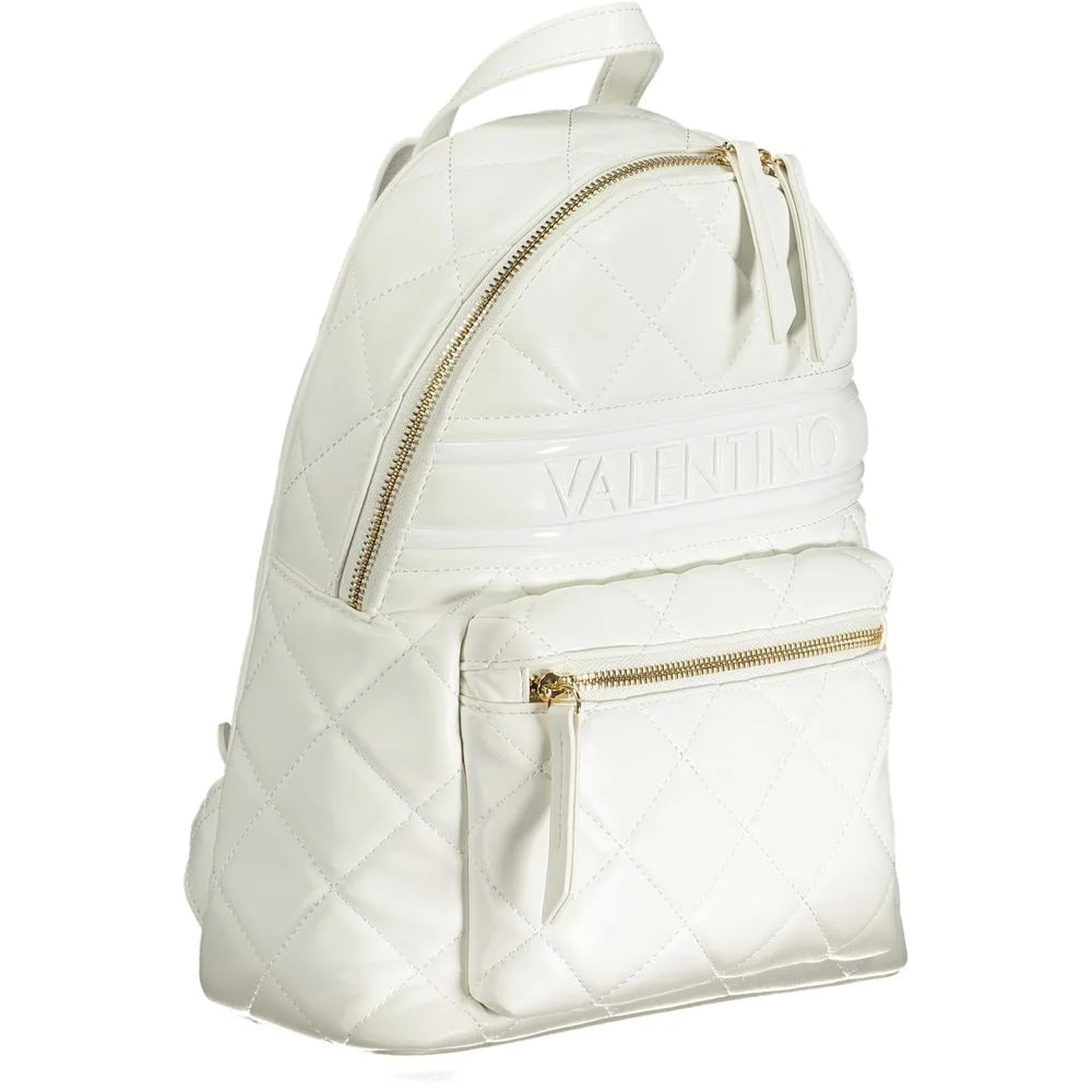 Mario Valentino White Polyethylene Backpack