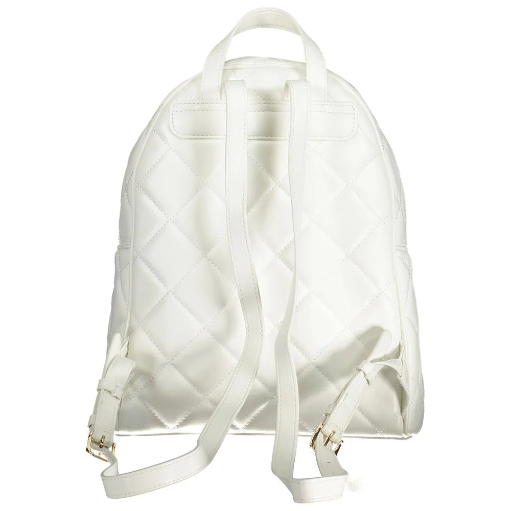 Mario Valentino White Polyethylene Backpack