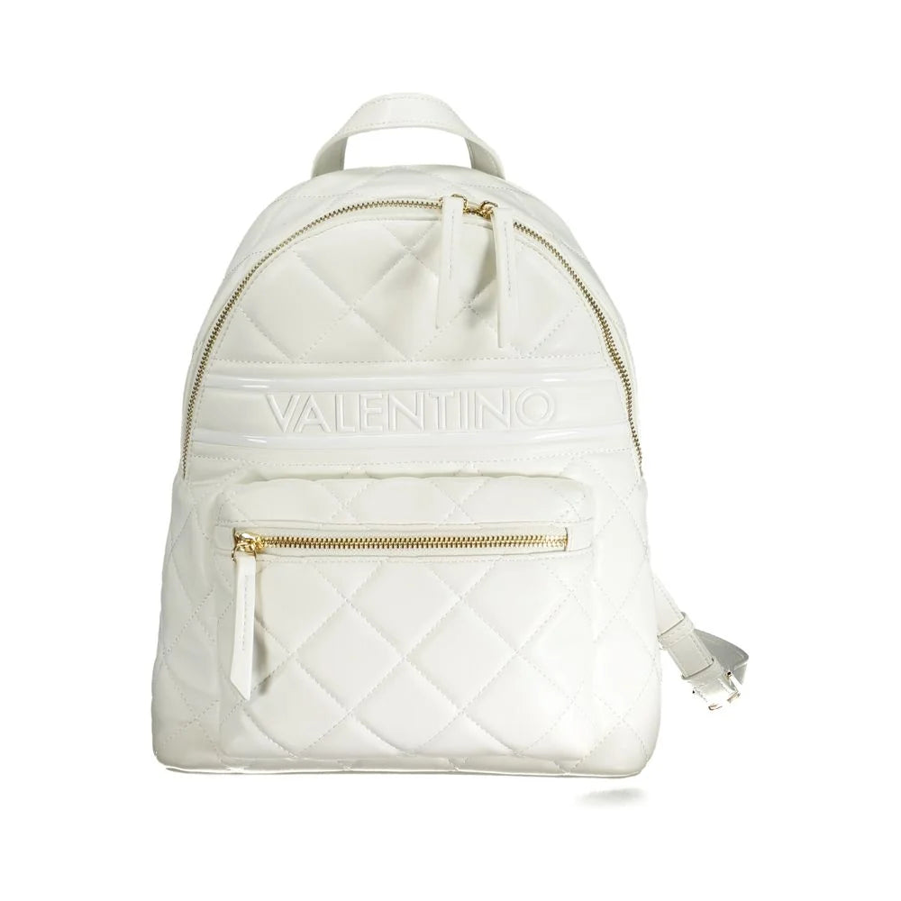 Mario Valentino White Polyethylene Backpack