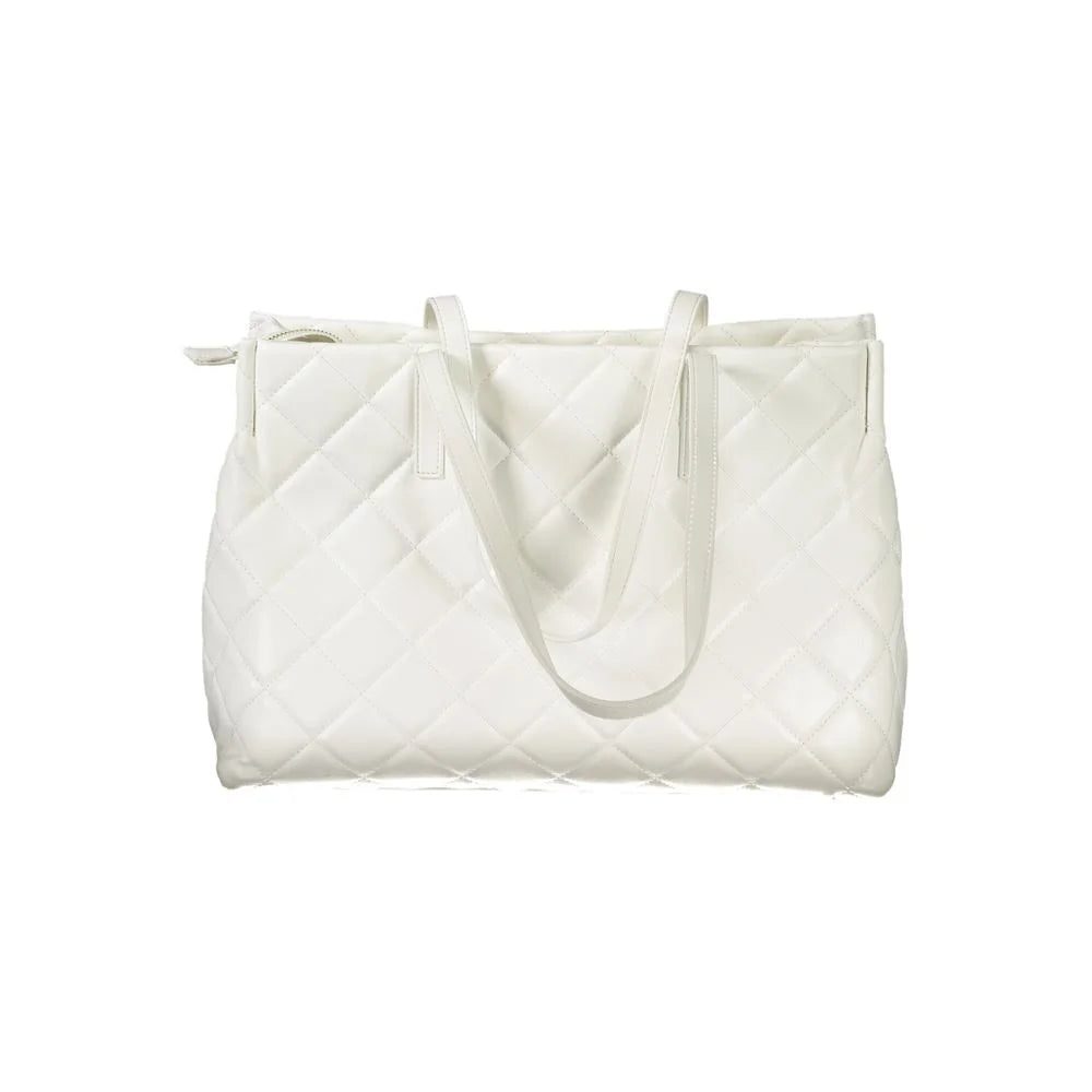 Mario Valentino White Polyethylene Handbag