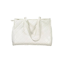 Mario Valentino White Polyethylene Handbag