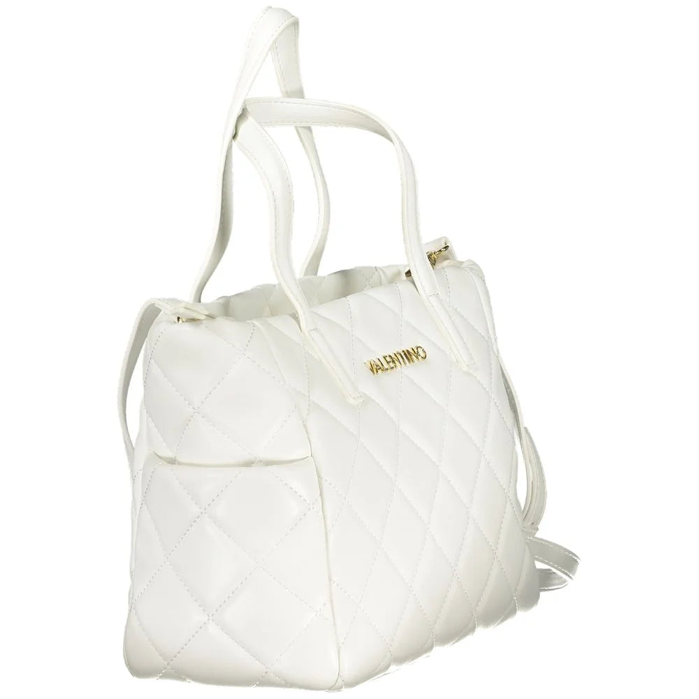Mario Valentino White Polyethylene Handbag