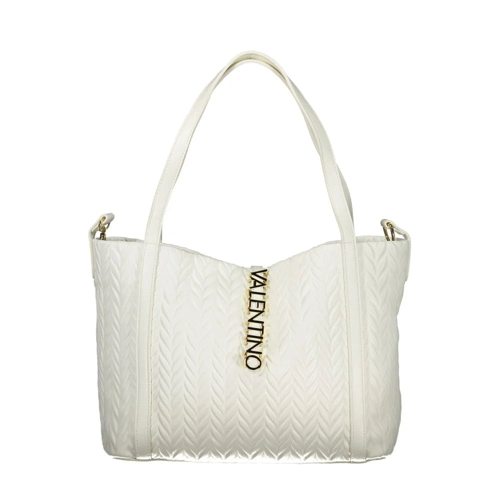 Mario Valentino White Polyethylene Handbag