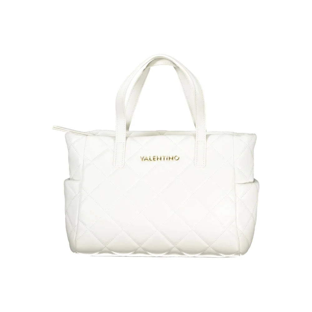 Mario Valentino White Polyethylene Handbag