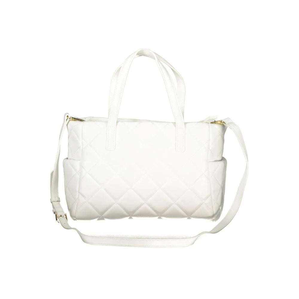 Mario Valentino White Polyethylene Handbag