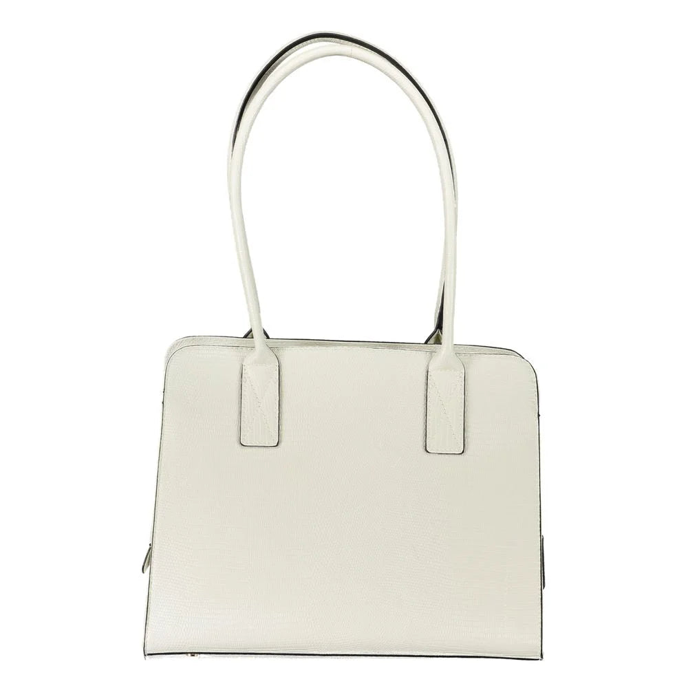 Mario Valentino White Polyethylene Handbag - Shopper Bags