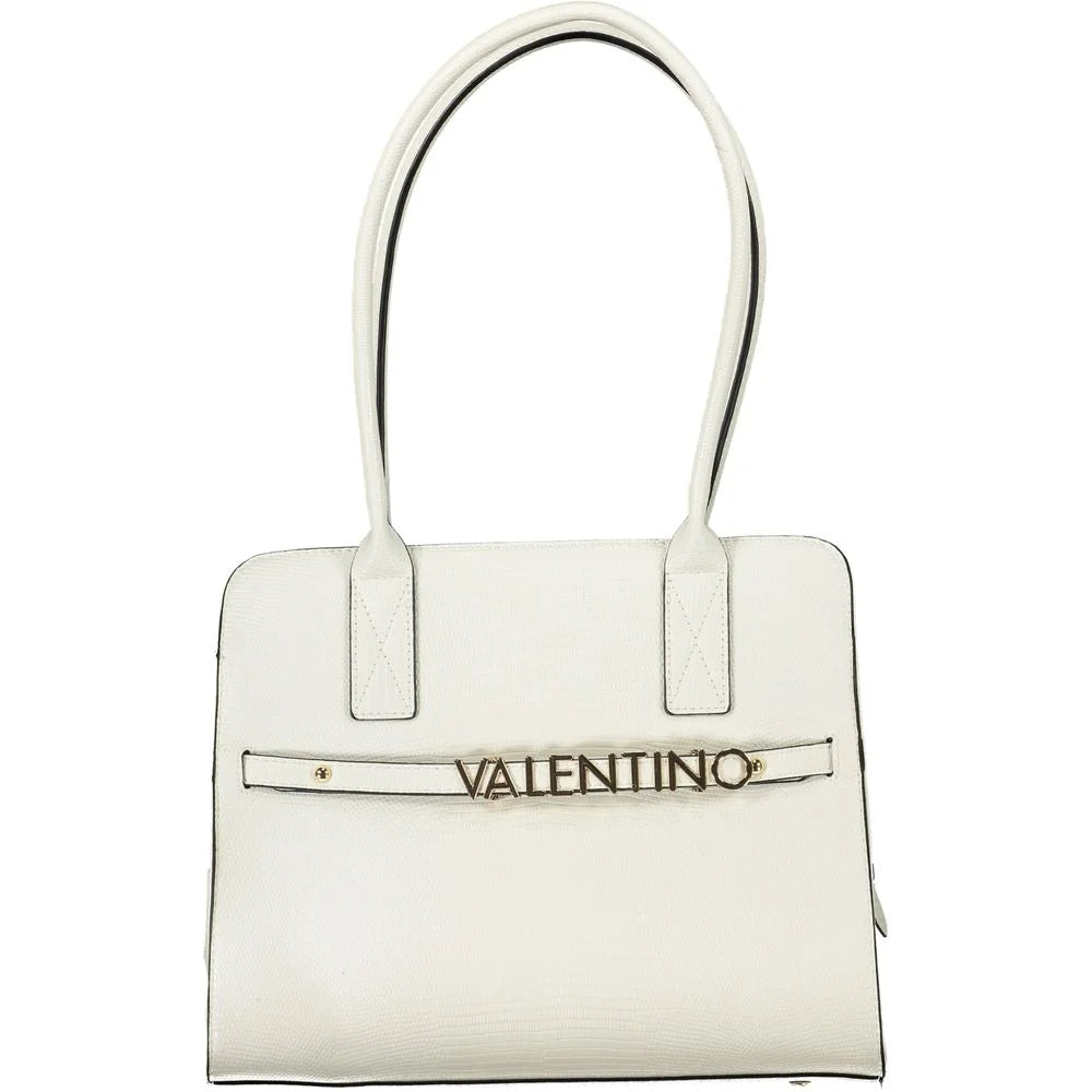 Mario Valentino White Polyethylene Handbag - Shopper Bags