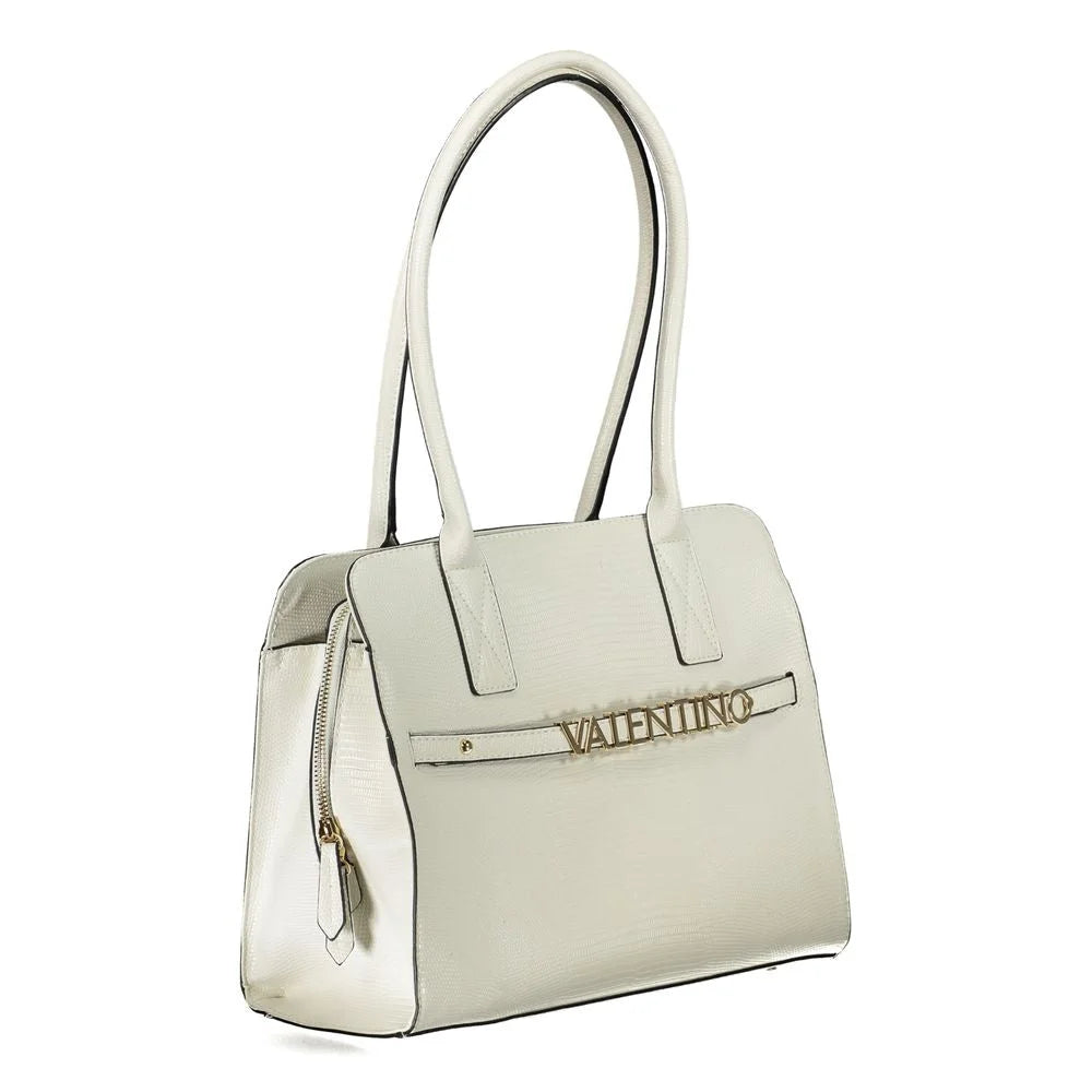 Mario Valentino White Polyethylene Handbag - Shopper Bags