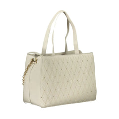 Mario Valentino White Polyethylene Handbag - Shopper Bags