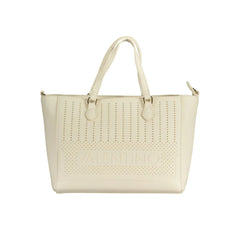 Mario Valentino White Polyethylene Handbag - Shopper Bags