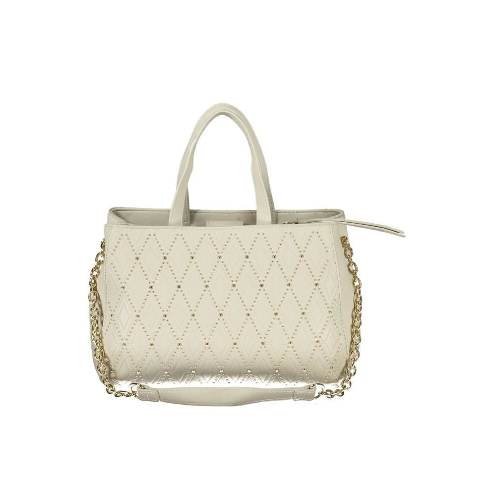 Mario Valentino White Polyethylene Handbag - Shoulder Bags