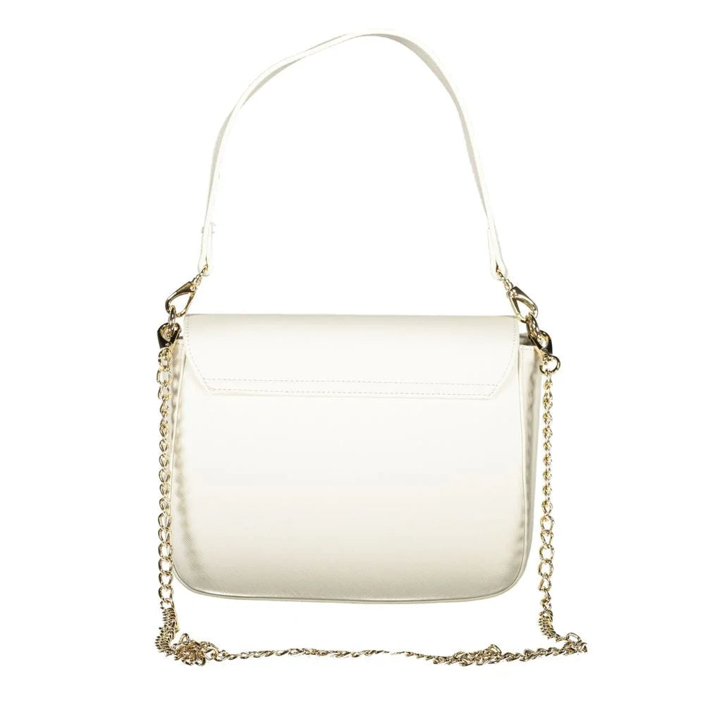Mario Valentino White Polyethylene Handbag - Shoulder Bags