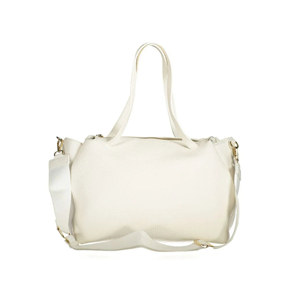 Mario Valentino White Polyethylene Women Handbag - Shopper Bags