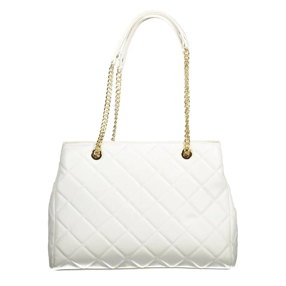 Mario Valentino White Polyethylene Women Handbag - Shoulder Bags