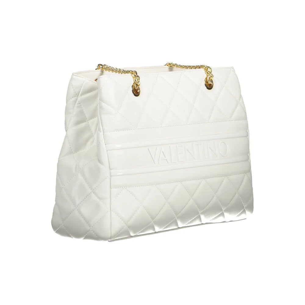 Mario Valentino White Polyethylene Women Handbag - Shoulder Bags