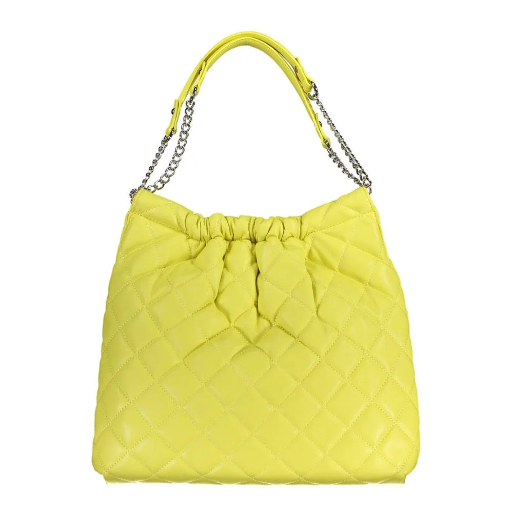 Mario Valentino Yellow Polyethylene Handbag