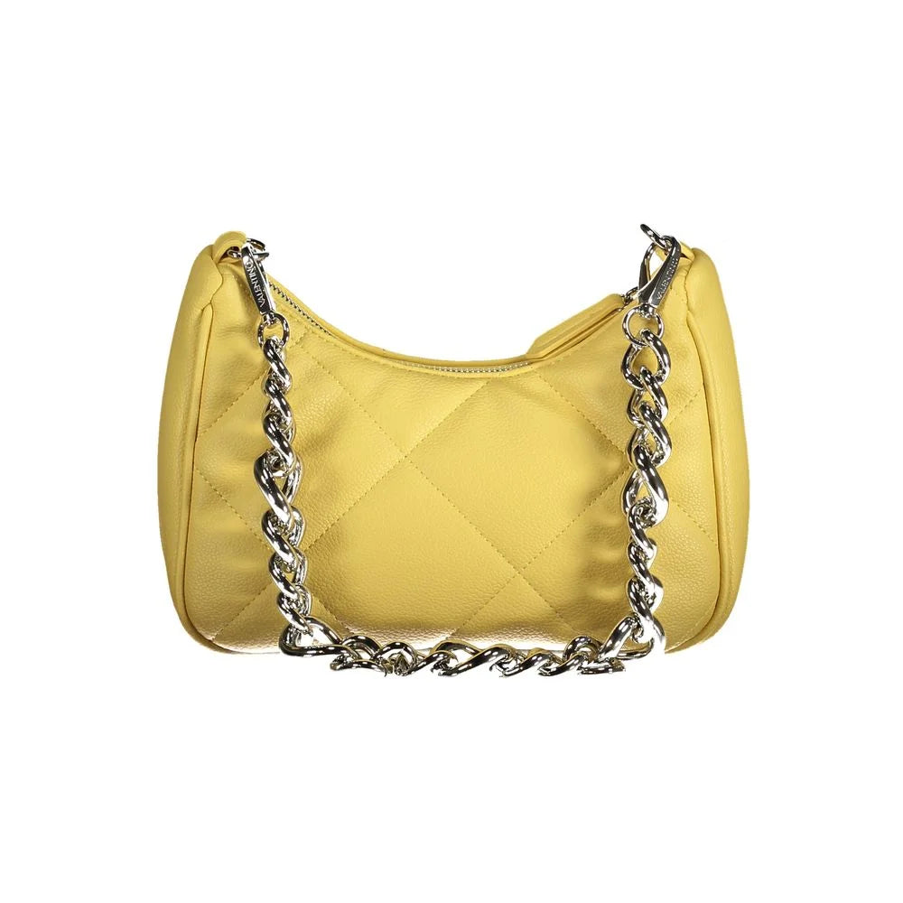 Mario Valentino Yellow Polyethylene Handbag