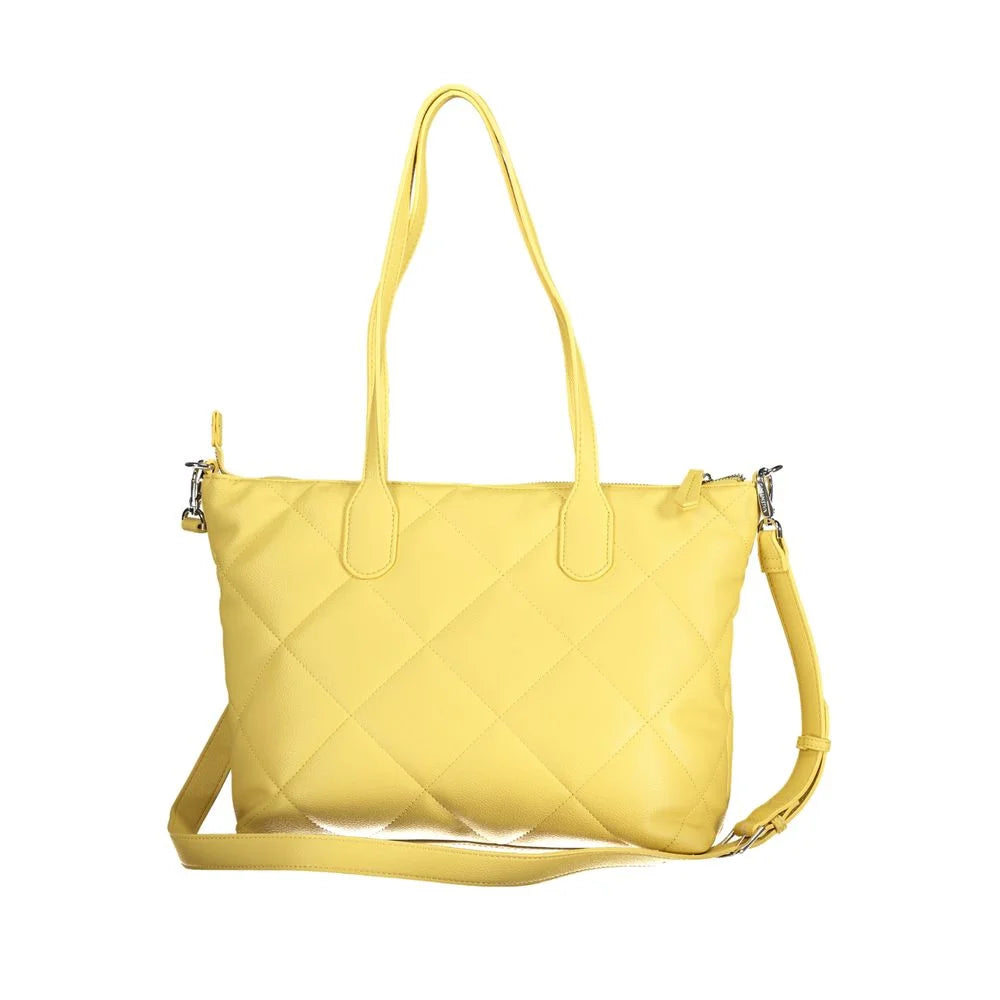 Mario Valentino Yellow Polyethylene Handbag - Shopper Bags