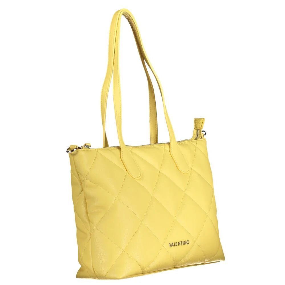 Mario Valentino Yellow Polyethylene Handbag - Shopper Bags