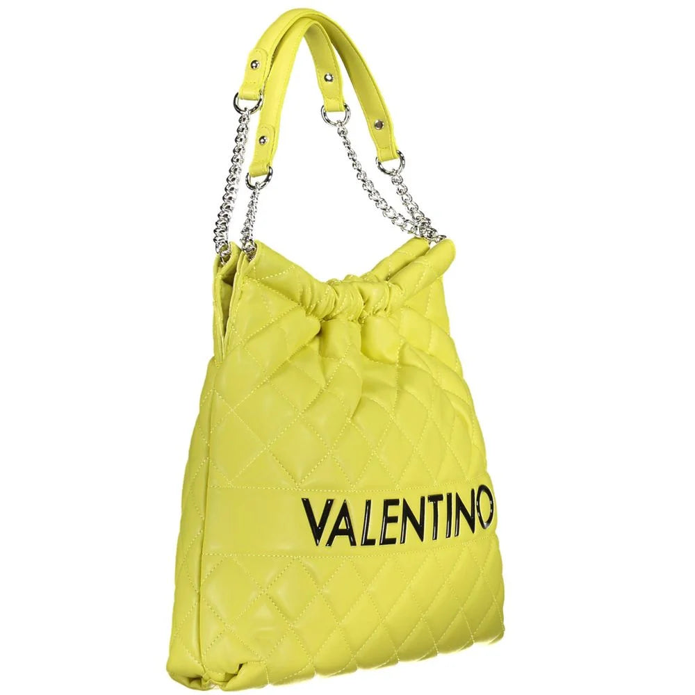 Mario Valentino Yellow Polyethylene Handbag - Shoulder Bags