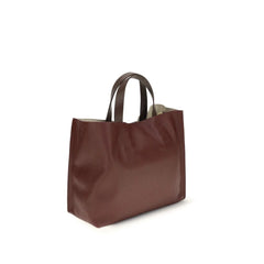 Marni Beige Calf Leather Bos Taurus Shoulder Bag