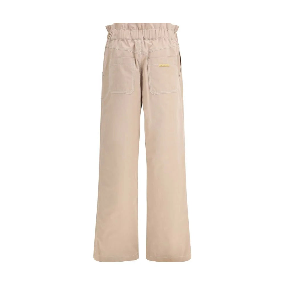 Marni Beige Cotton Casual Pants - IT42 | L