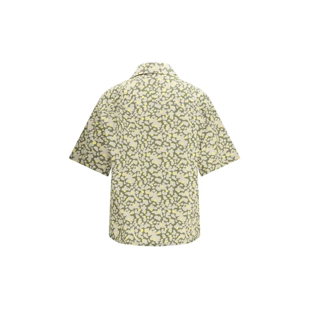 Marni Bicolor Cotton Pattern Shirt