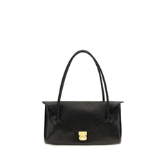 Marni Black Calf Leather Bos Taurus Shoulder Bag