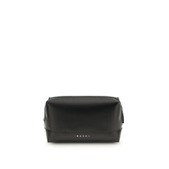 Marni Black Calf Leather Bos Taurus Shoulder Bag