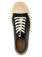 Marni Black Calfskin Low Top Sneakers - EU 41 | US 8