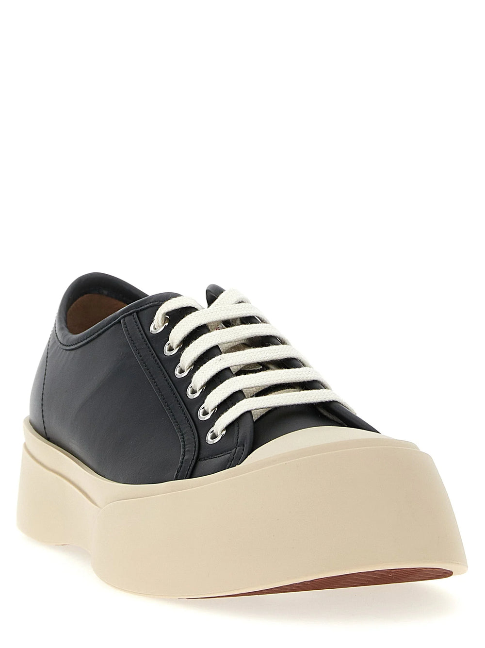 Marni Black Calfskin Low Top Sneakers - EU 41 | US 8
