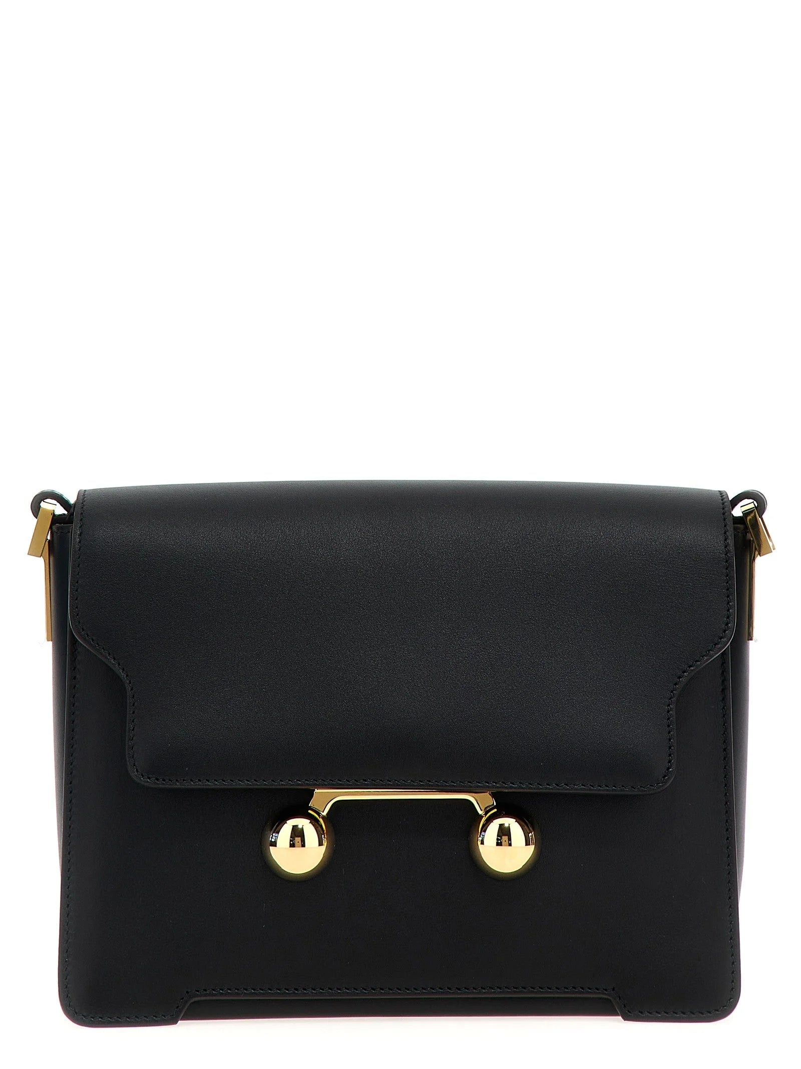 Marni Black Calfskin Shoulder Bag