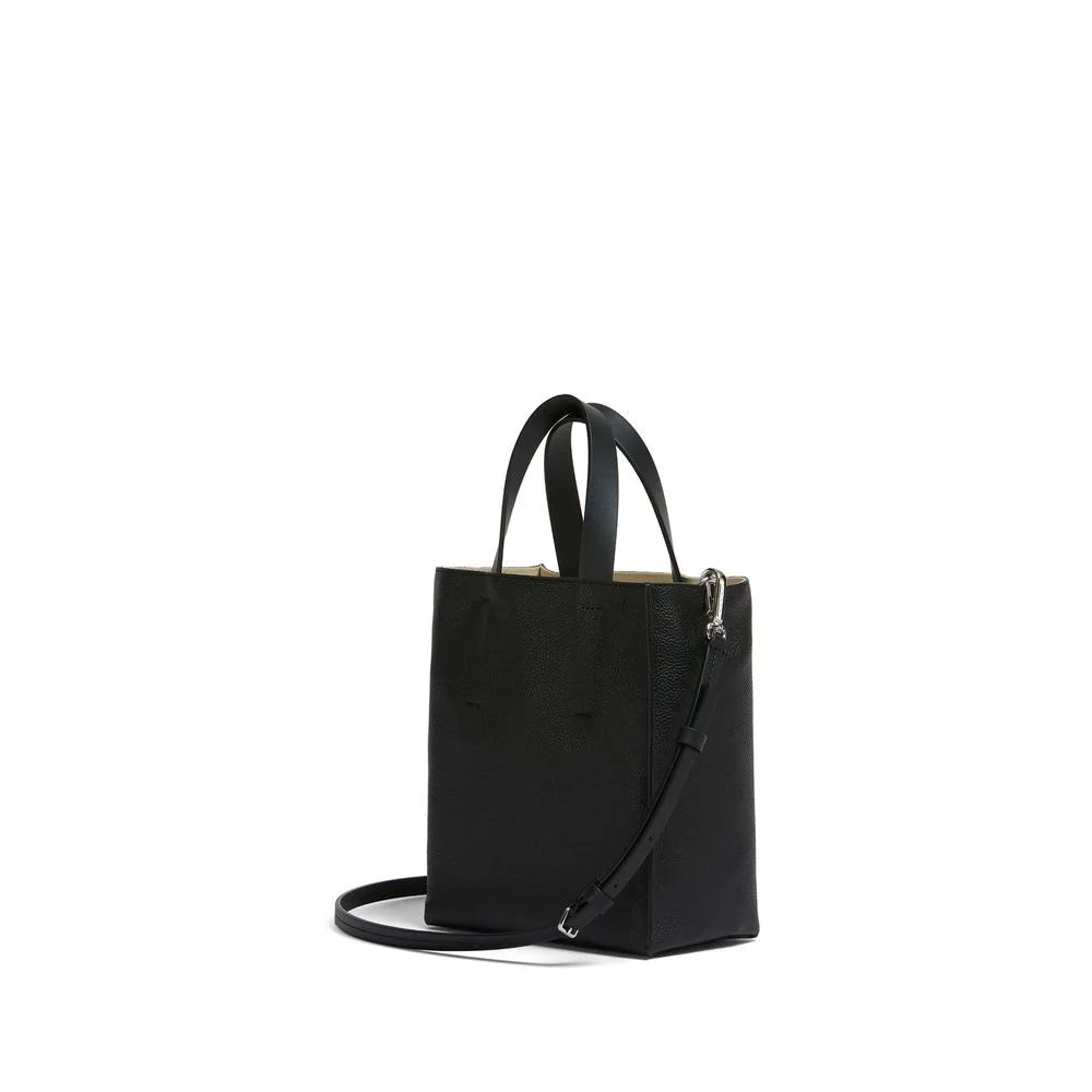 Marni Black Calfskin Tote Bag