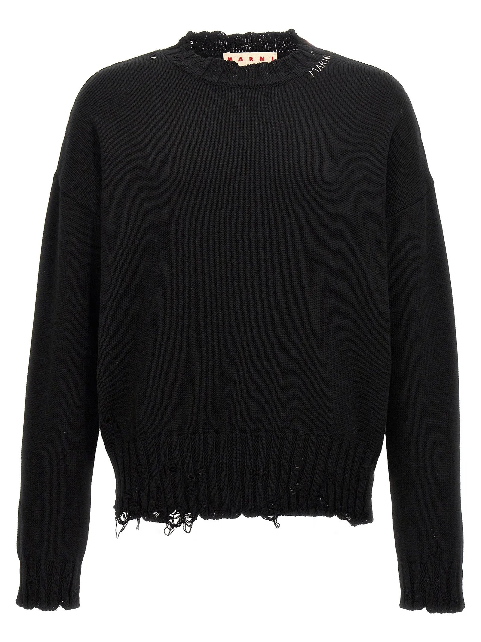 Marni Black Cotton Cardigan
