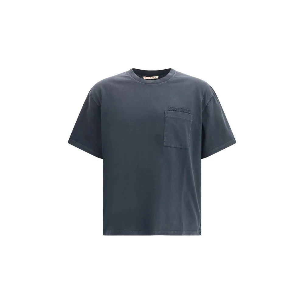Marni Black Cotton T-Shirt