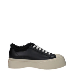 Marni Black Leather Chunky Sneakers